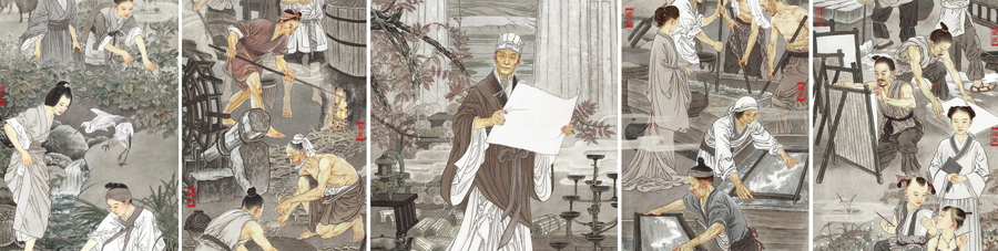 古法造纸创意灯 古法造纸创意灯