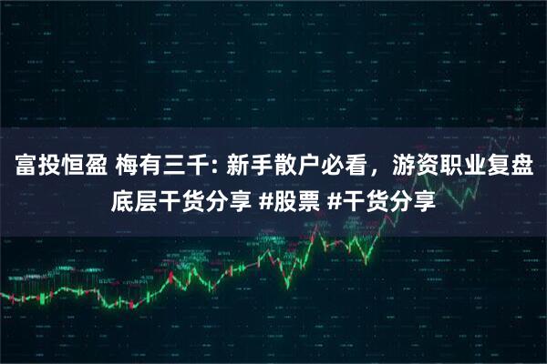 富投恒盈 梅有三千: 新手散户必看，游资职业复盘底层干货分享 #股票 #干货分享