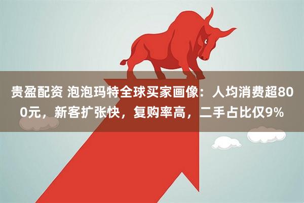 贵盈配资 泡泡玛特全球买家画像:人均消费超800元,新客扩张快,复购率高,二手占比仅9%